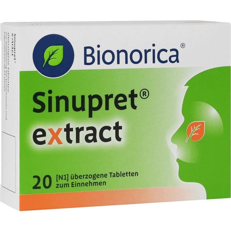 Sinupret eXtract bei Nasennebenhöhlenentzündung, verstopfter Nase & Druckkopfschmerz