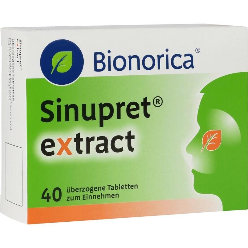 Sinupret eXtract bei Nasennebenhöhlenentzündung, verstopfter Nase & Druckkopfschmerz