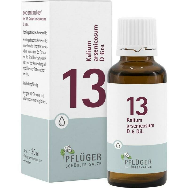 BIOCHEMIE Pflüger 13 Kalium arsenicosum D 6 Tropf.