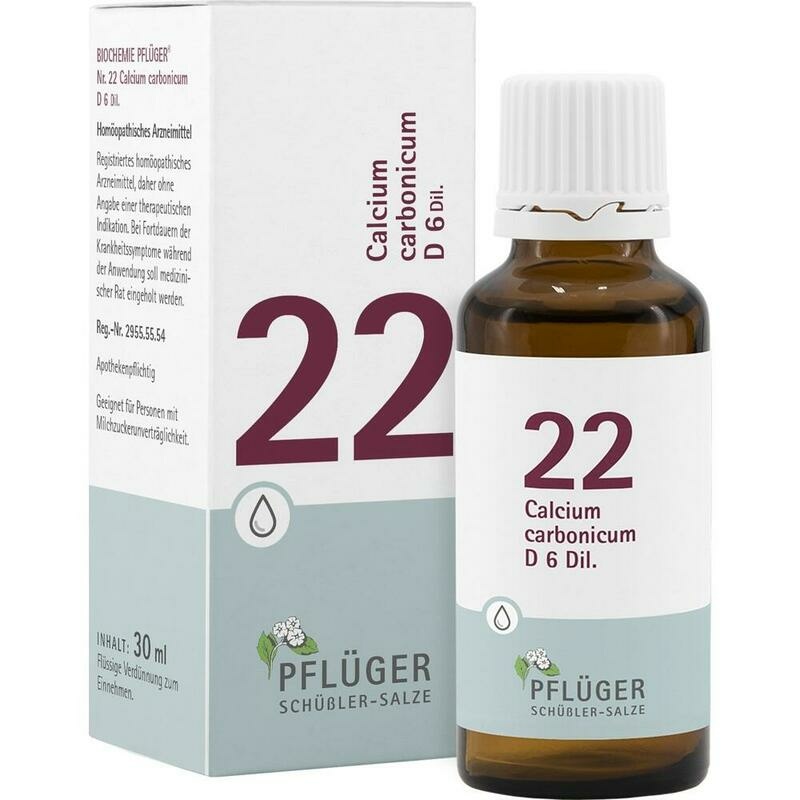 BIOCHEMIE Pflüger 22 Calcium carbonicum D 6 Tropf.