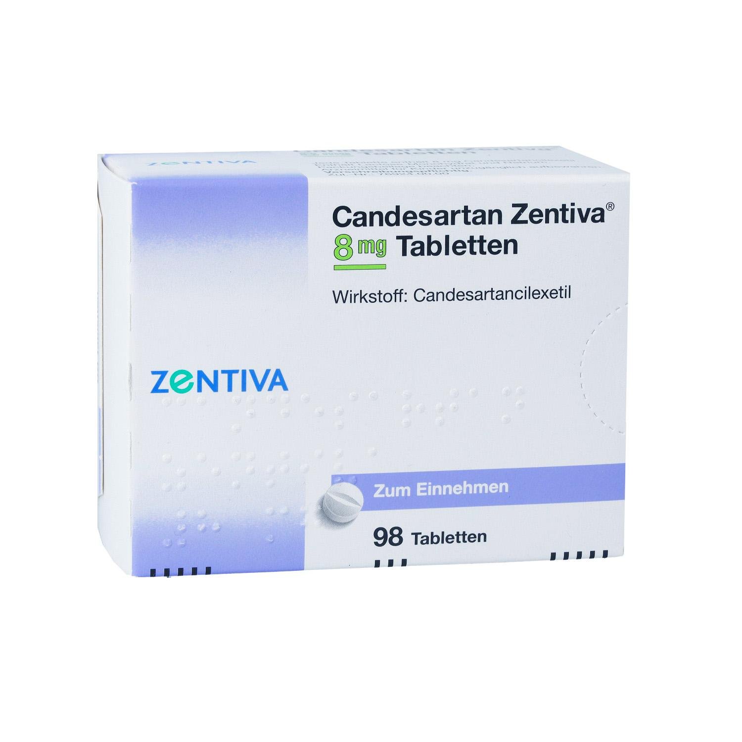 CANDESARTAN Zentiva 8 mg Tabletten