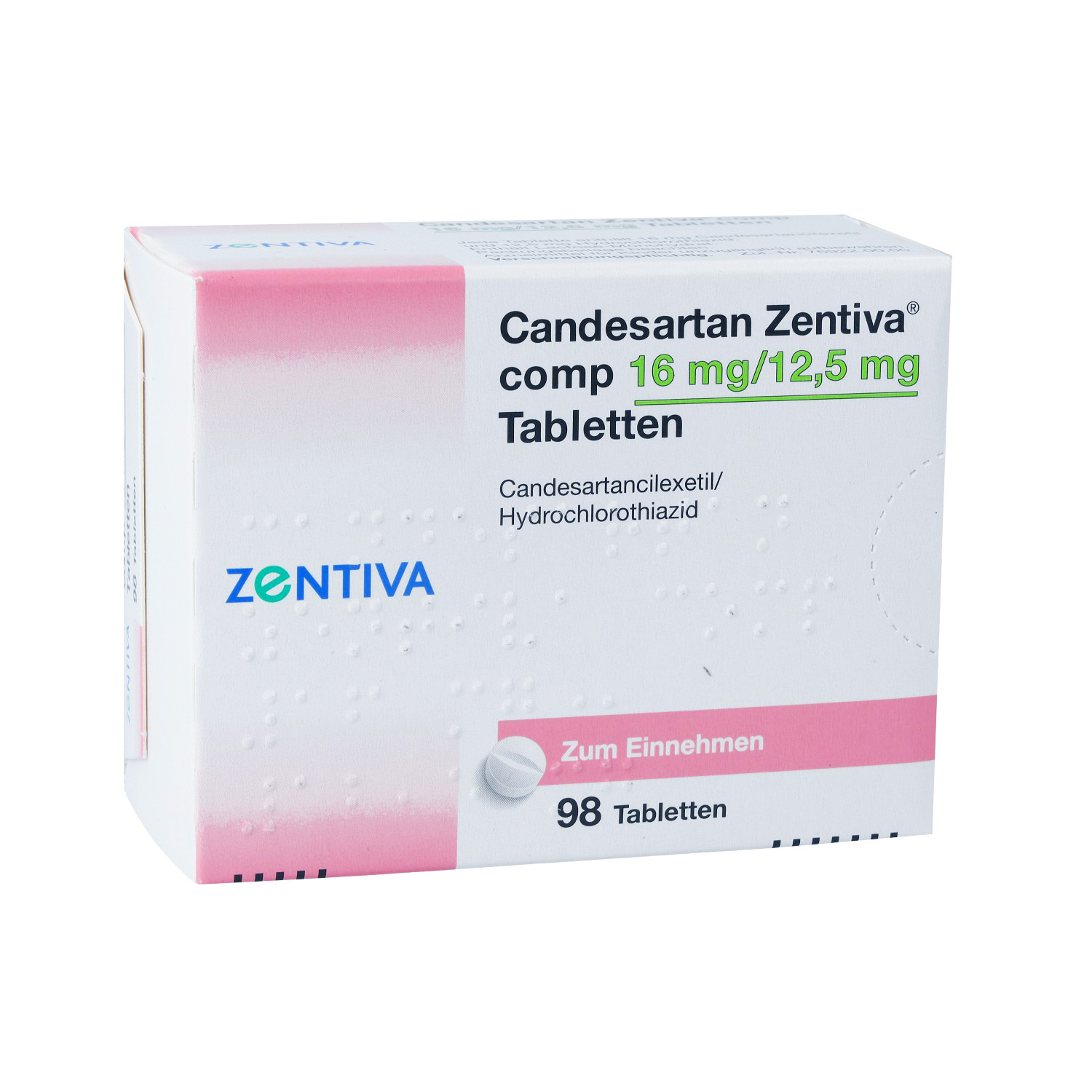CANDESARTAN Zentiva comp 16 mg/12,5 mg Tabletten