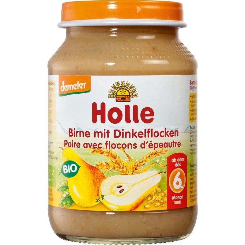 HOLLE Birne mit Dinkelflocken