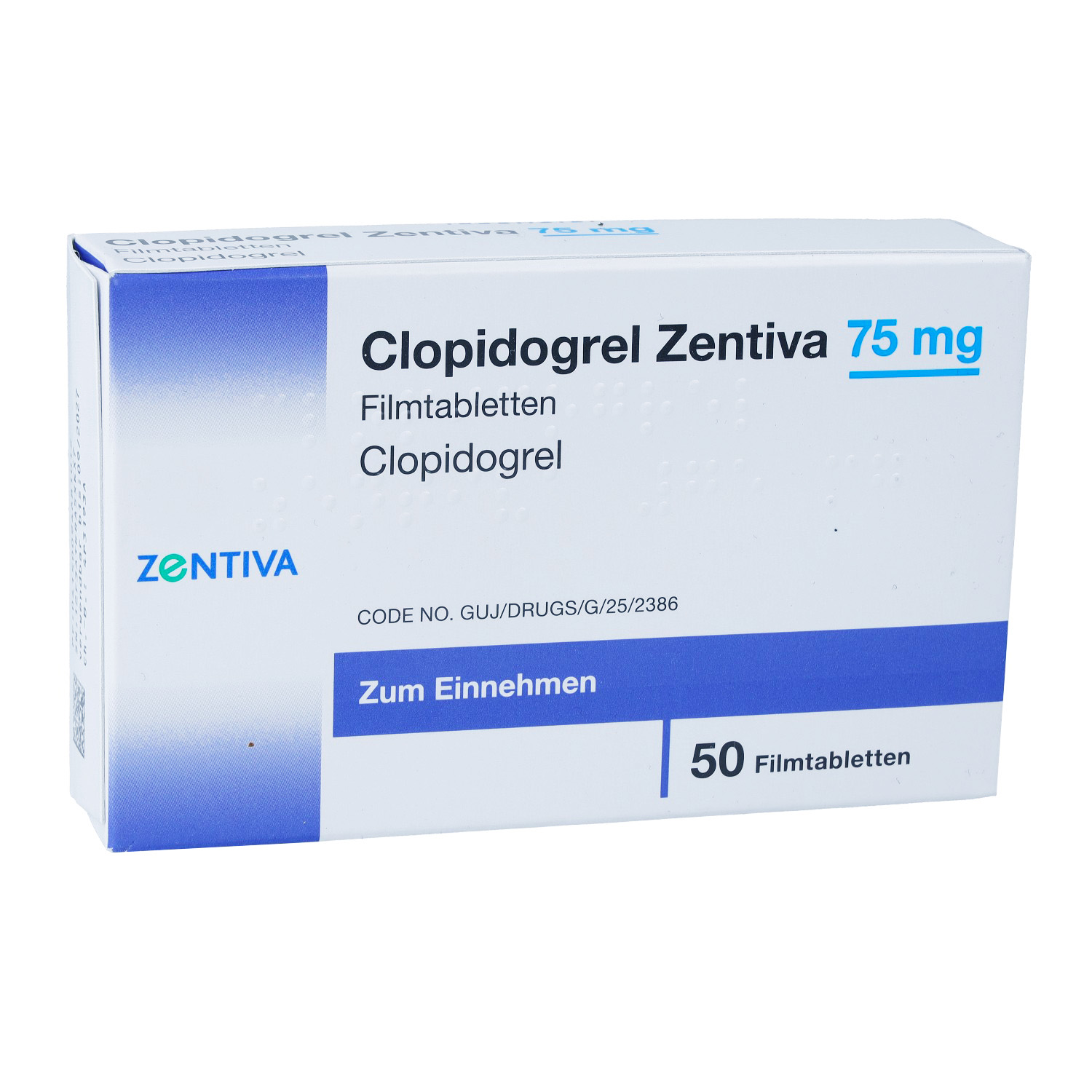 CLOPIDOGREL Zentiva 75 mg Filmtabletten