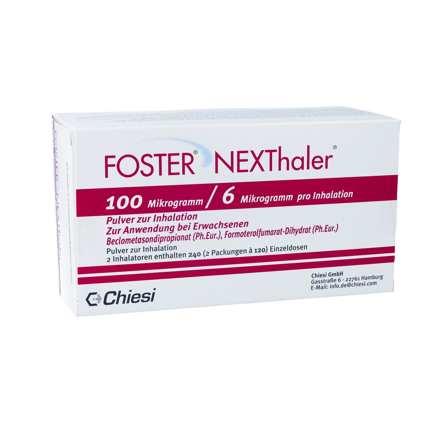 FOSTER NEXThaler 100/6 μg 120 ED Inhalationspulver