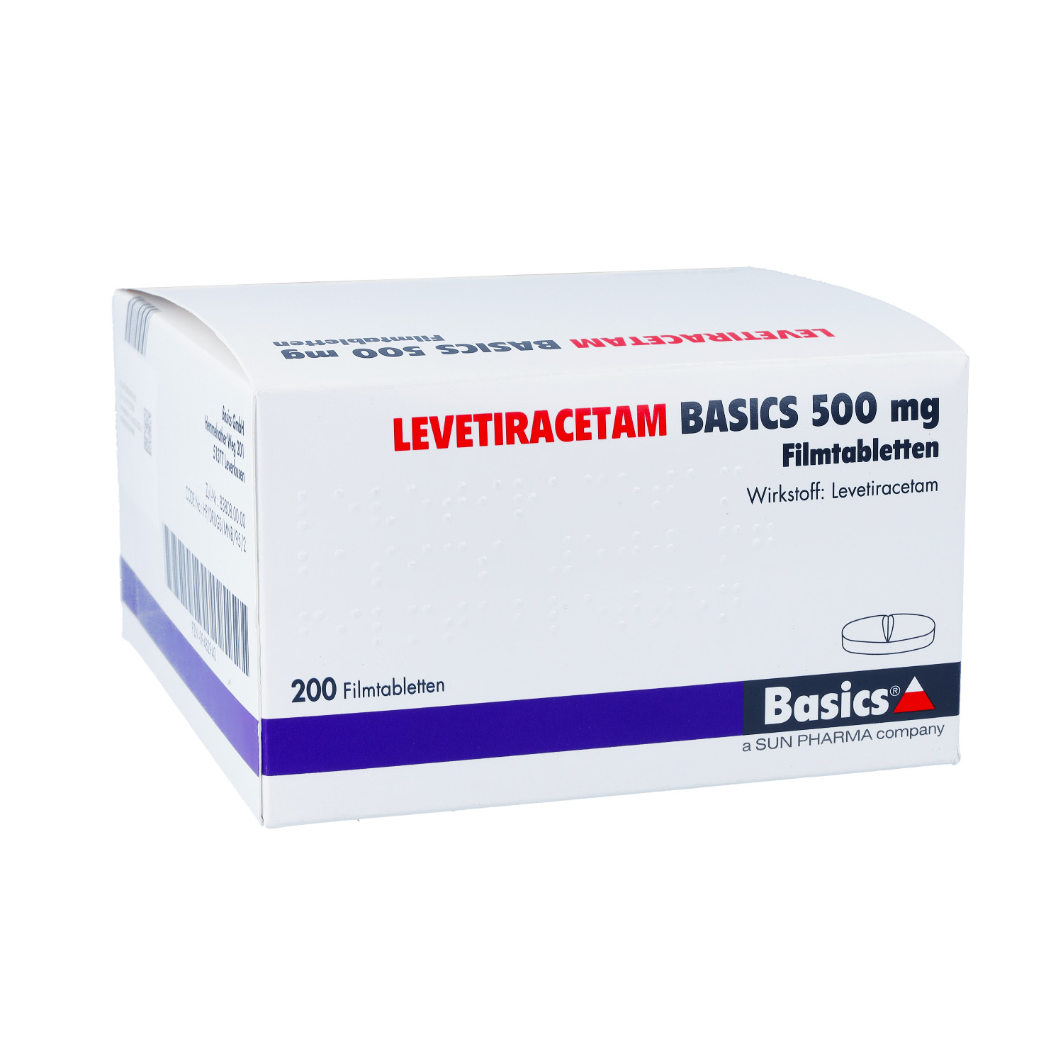 LEVETIRACETAM BASICS 500 mg Filmtabletten