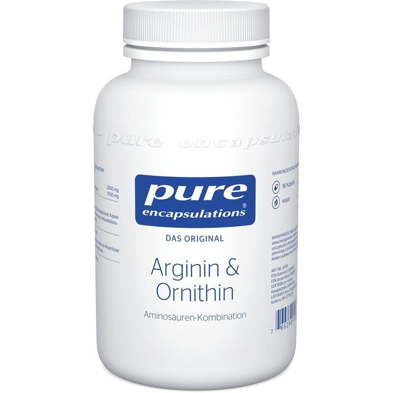PURE ENCAPSULATIONS Arginin+Ornithin Kapseln