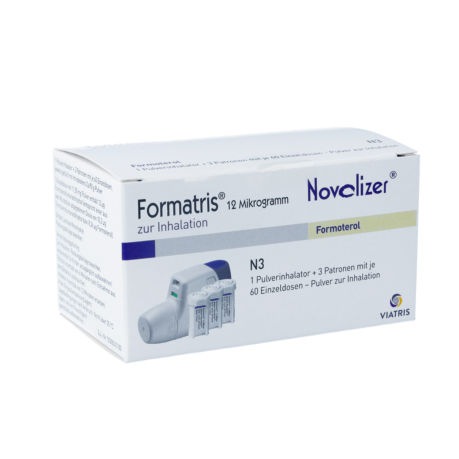 FORMATRIS 12μg Novolizer 3x60 ED Inhalator+Patrone