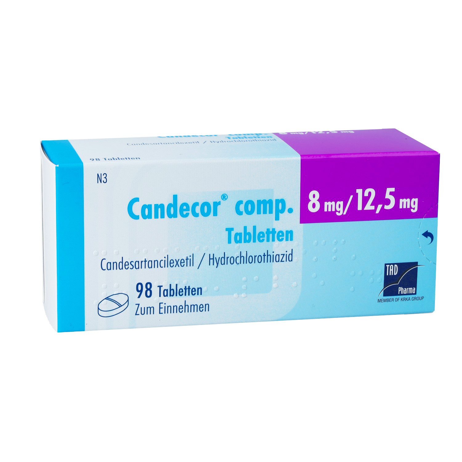CANDECOR comp. 8 mg/12,5 mg Tabletten