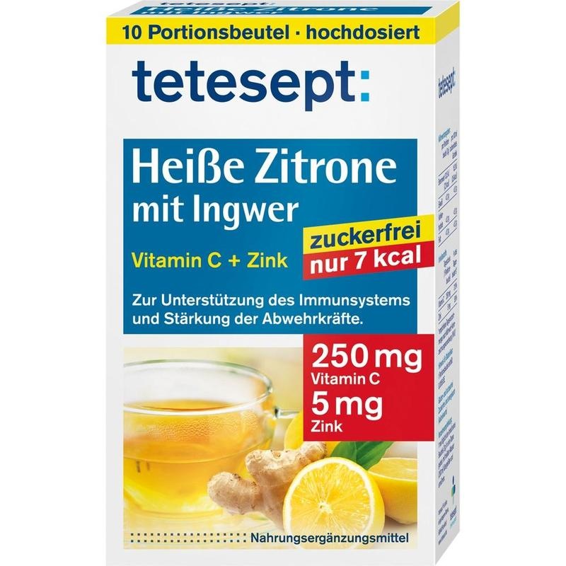 TETESEPT heiße Zitrone mit Ingwer zuckerfr.Pulver