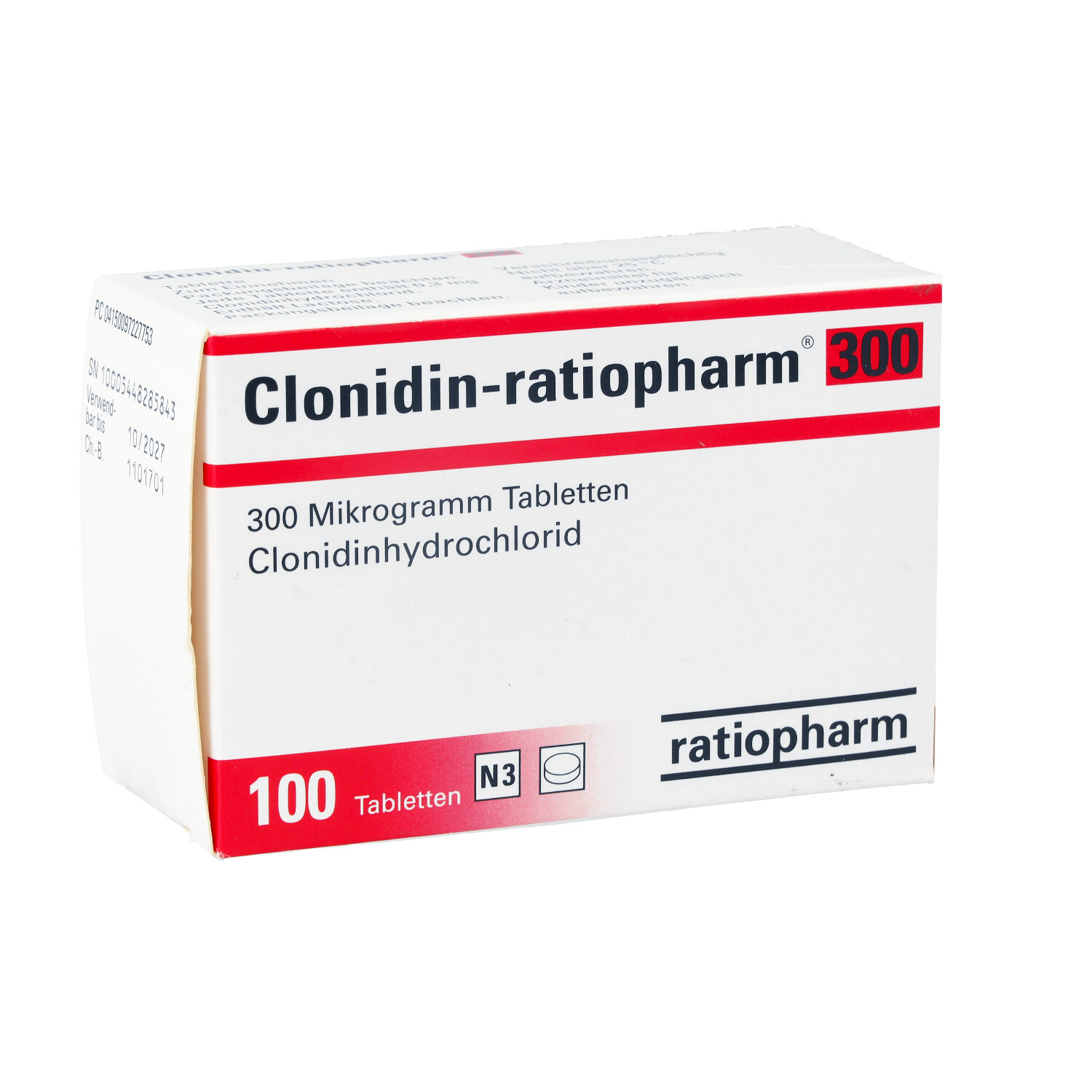 CLONIDIN-ratiopharm 300 Tabletten