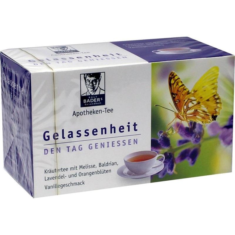 BADERS Apotheken Tee Gelassenheit Filterbeutel