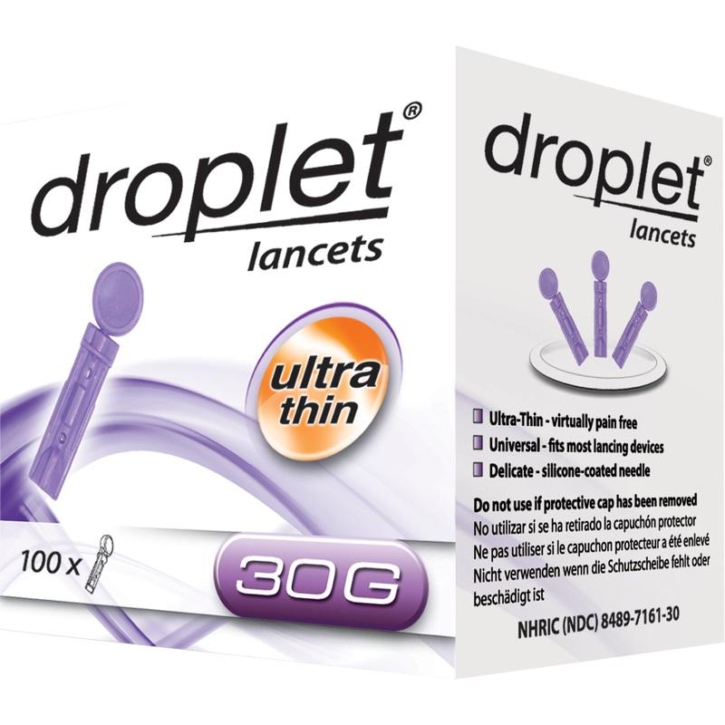 OMRON droplet lancets ultra thin 30 G