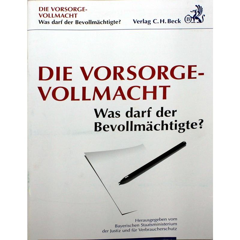 BECK Verlag Vorsorgevollmacht