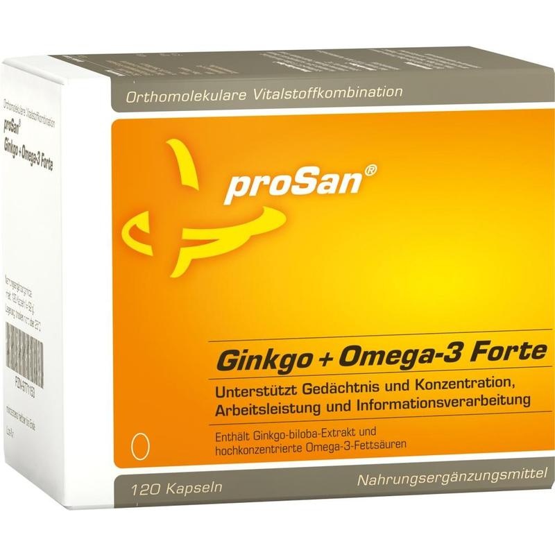 PROSAN Ginkgo+Omega-3 Forte Kapseln