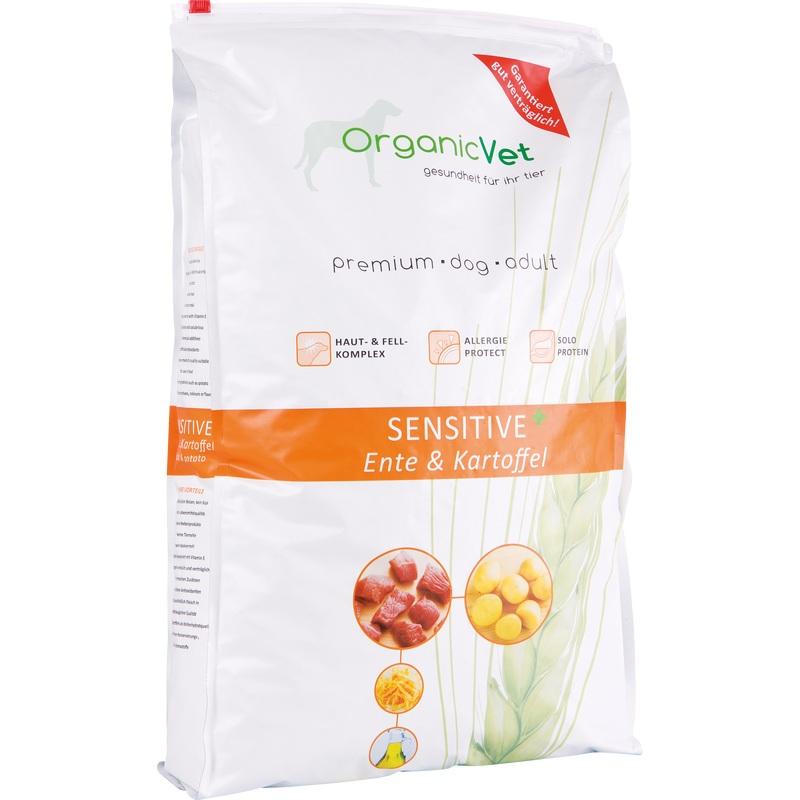 ORGANICVET Hund Trockennahrung SENSITIVE+