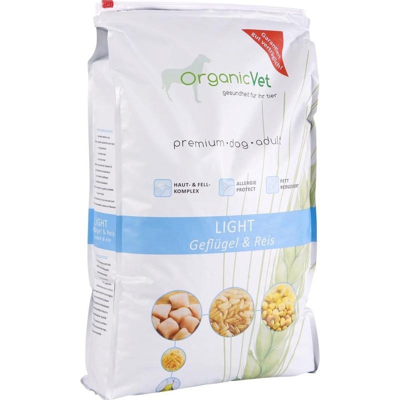 ORGANICVET Hund Trockennahrung LIGHT