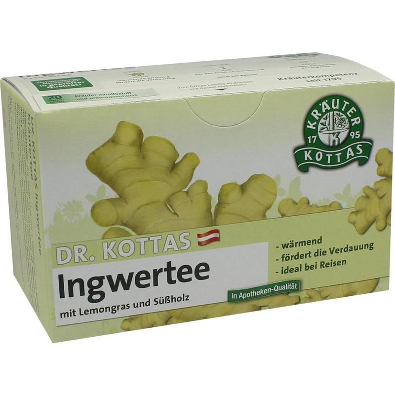 DR.KOTTAS Ingwertee mit Lemongras Filterbeutel