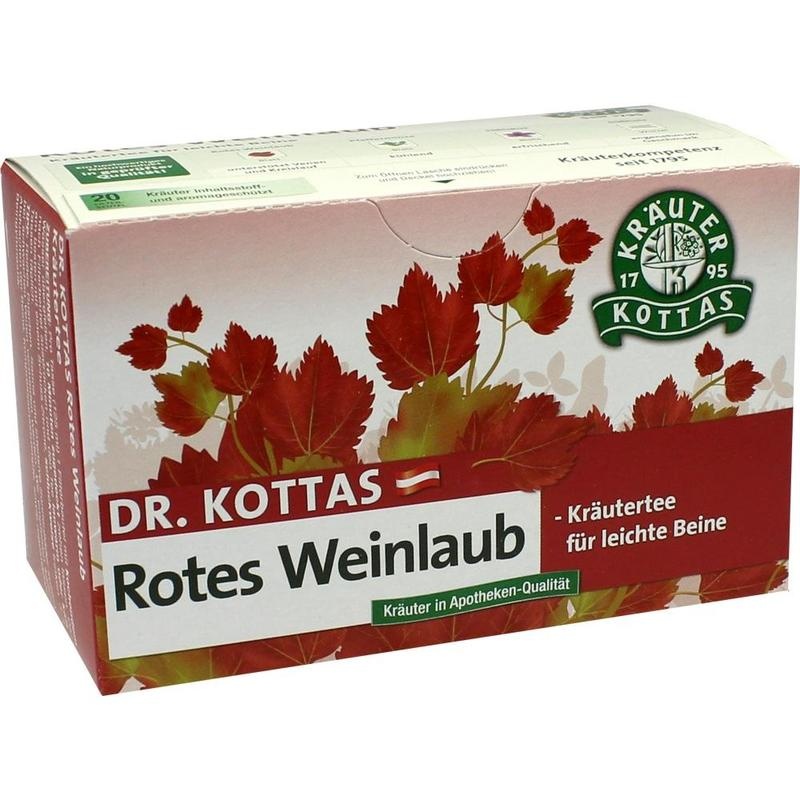 DR.KOTTAS rotes Weinlaub mit Pfefferminze Fbtl.