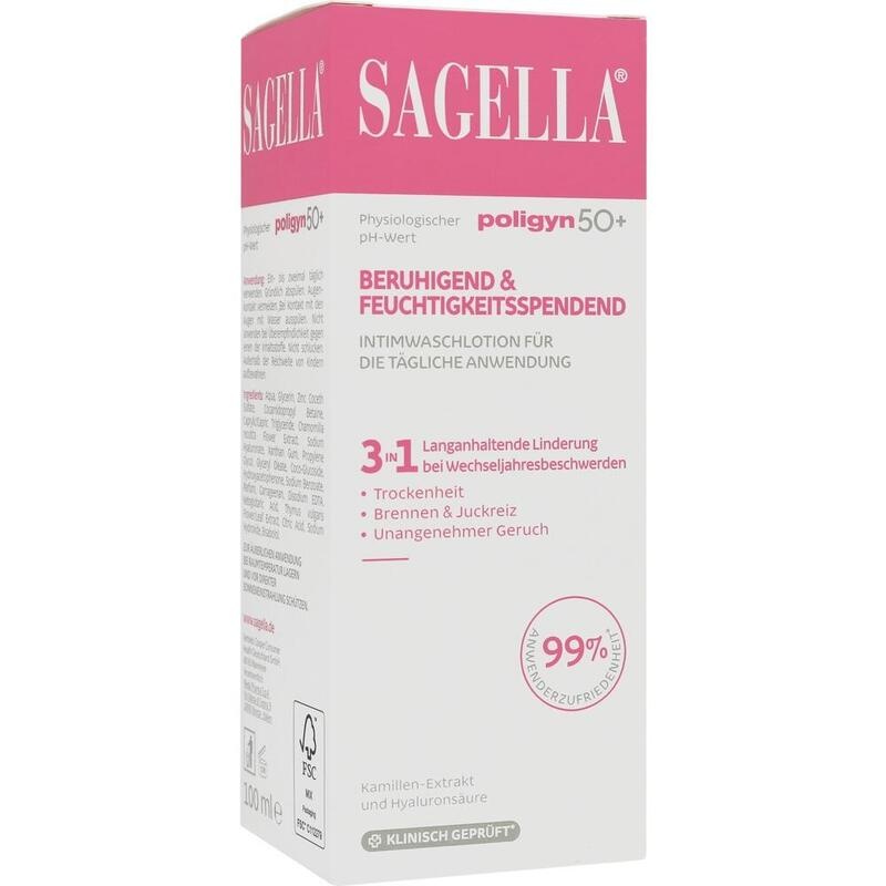 SAGELLA poligyn Intimwaschlotion für Frauen 50+