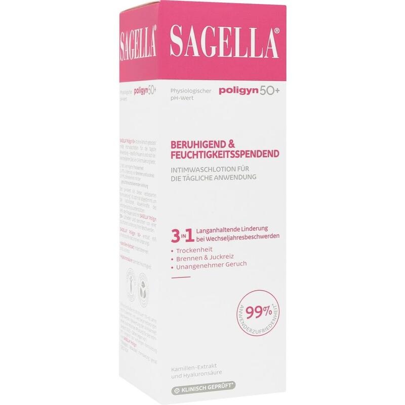 SAGELLA poligyn Intimwaschlotion für Frauen 50+
