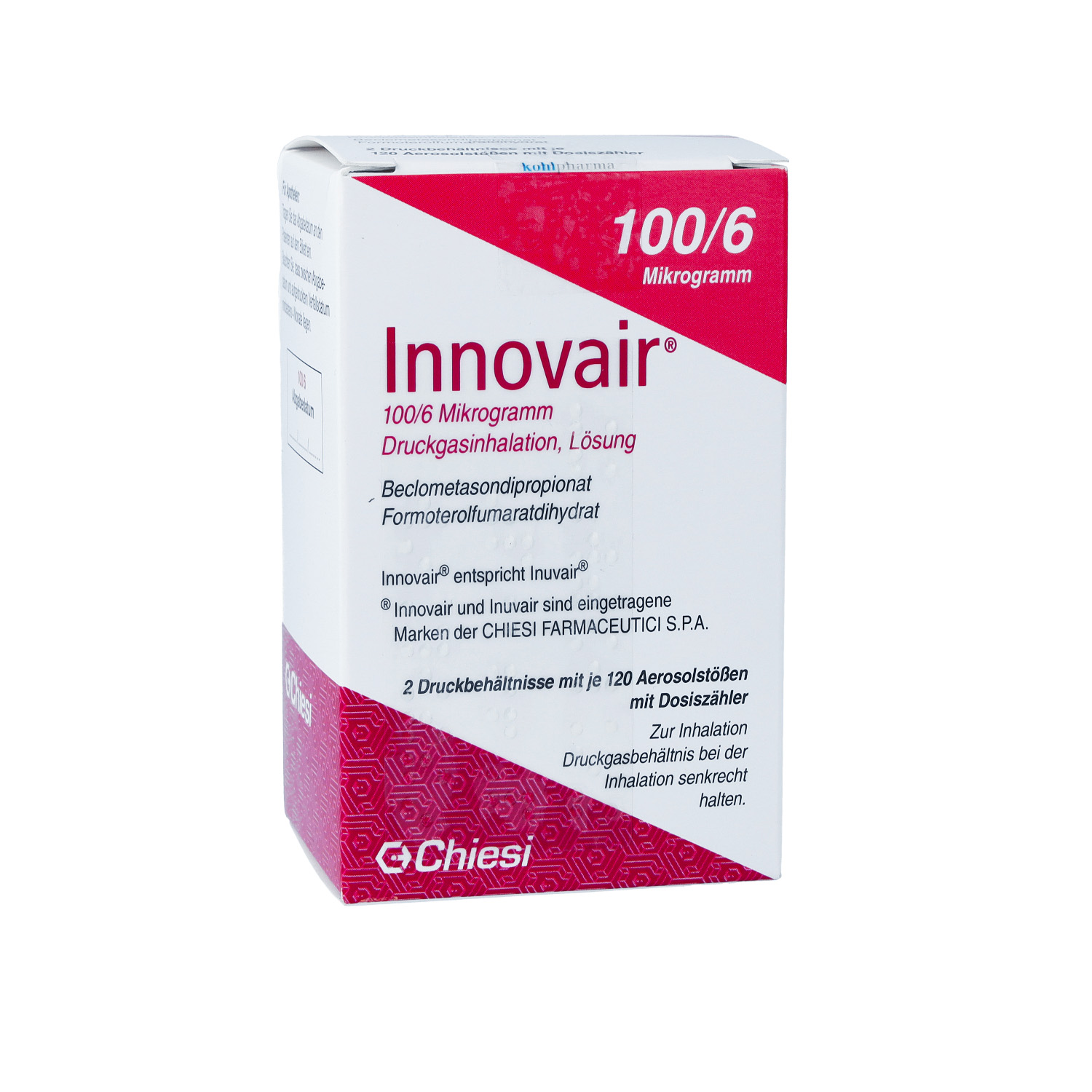 INUVAIR 100/6 μg 120 Hub Druckgasinhalat