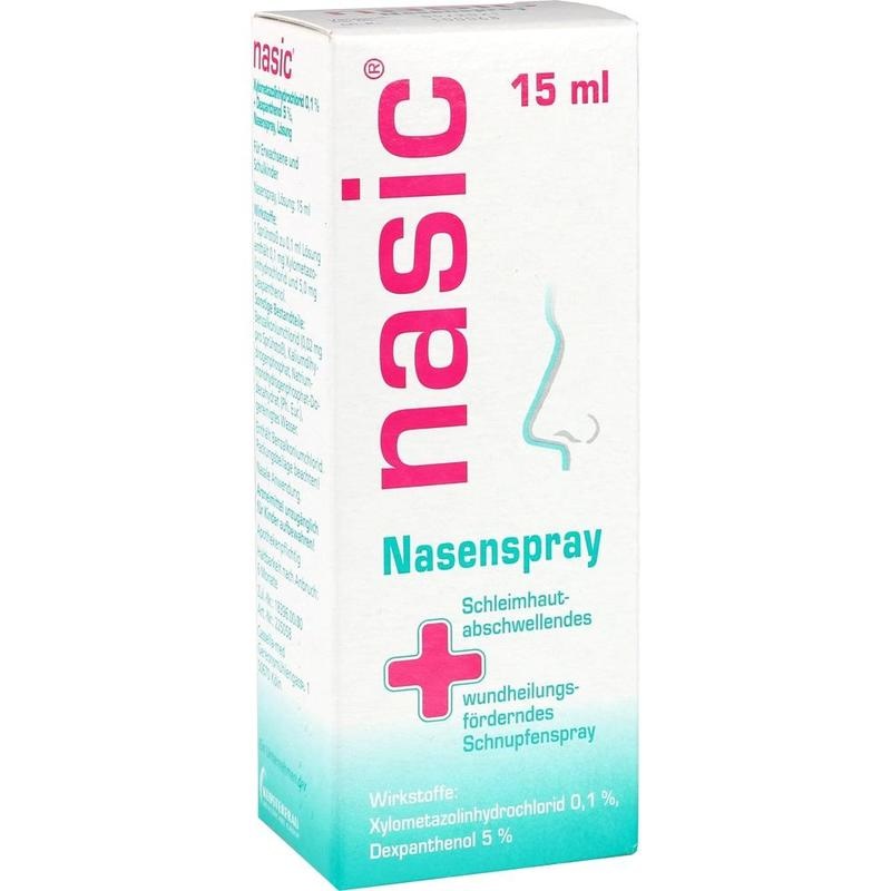 nasic Nasenspray – Bei Schnupfen & verstopfter Nase, befreit & pflegt