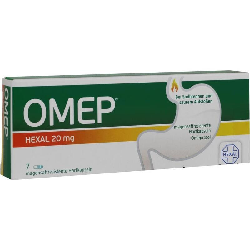 OMEP HEXAL 20 mg magensaftresistente Hartkapseln