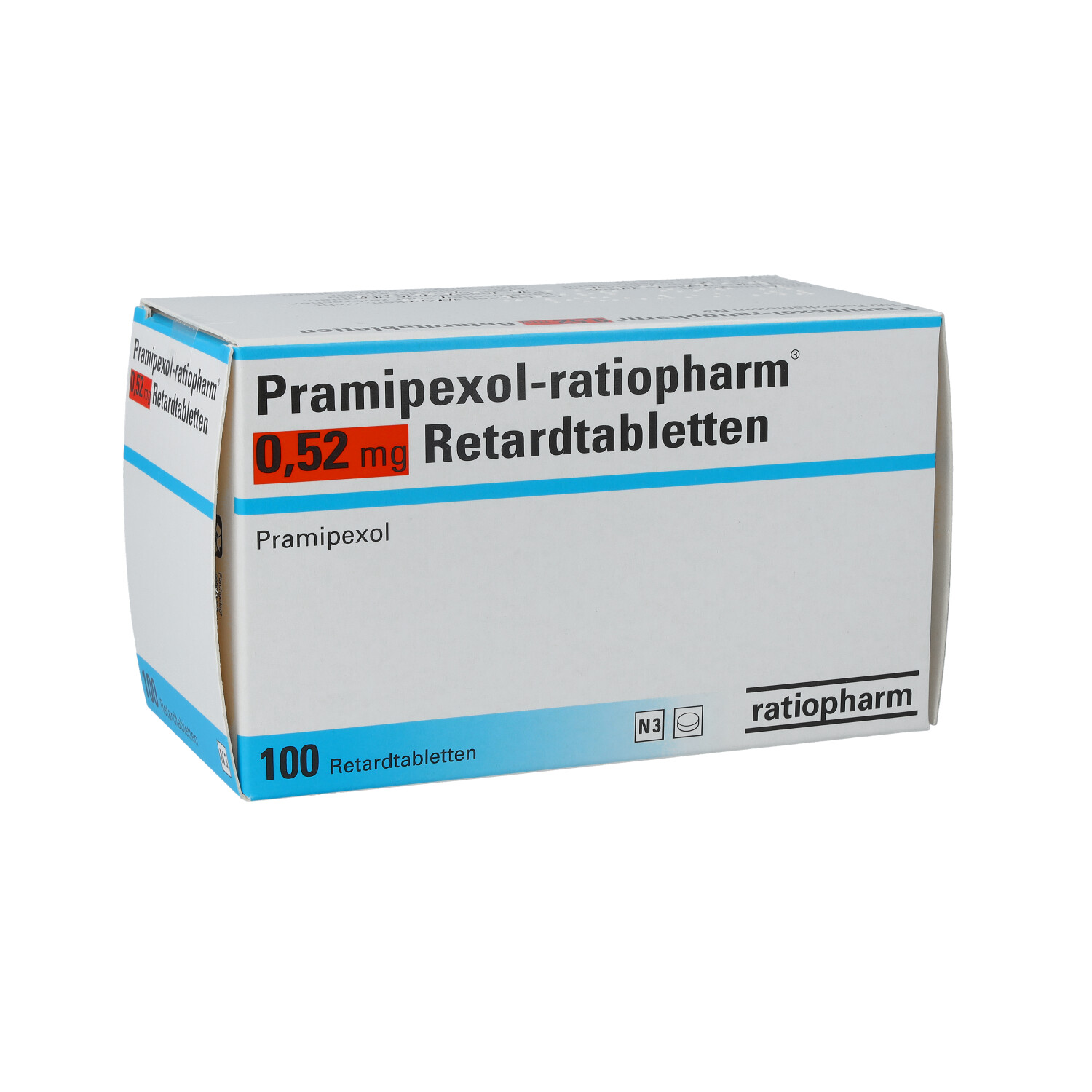 PRAMIPEXOL-ratiopharm 0,52 mg Retardtabletten