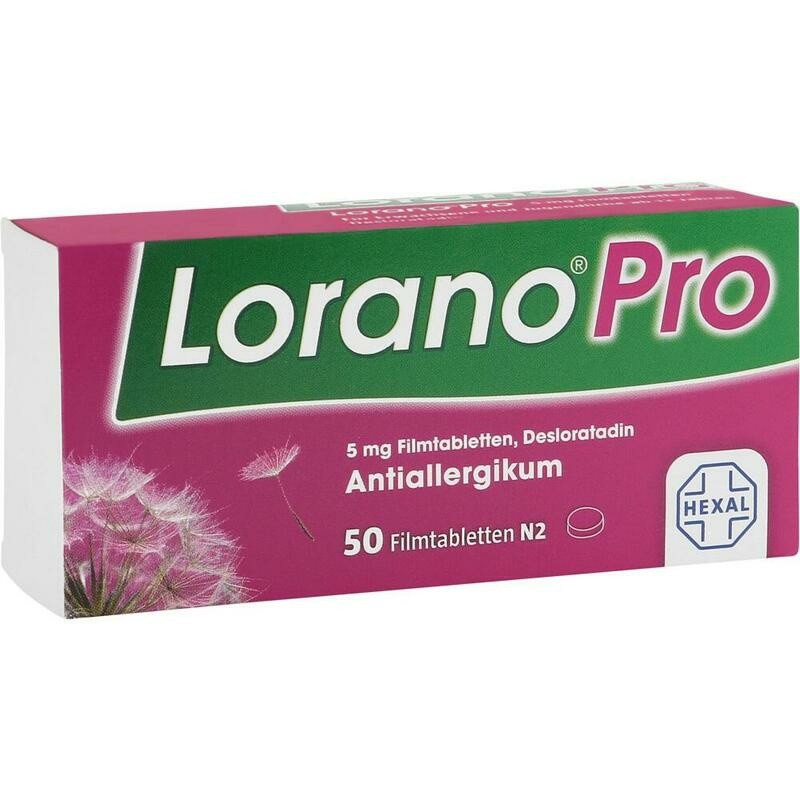 LoranoPro Allergietabletten bei starkem Heuschnupfen, Hausstaub- & Tierhaarallergie