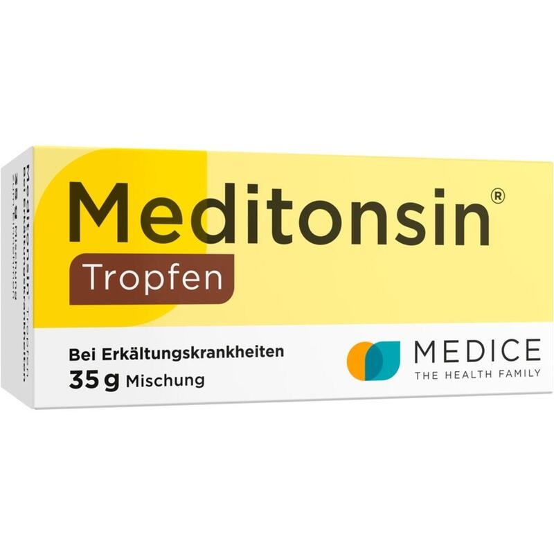 Meditonsin Tropfen bei ersten Anzeichen einer Erkältung, Halskratzen & laufender Nase