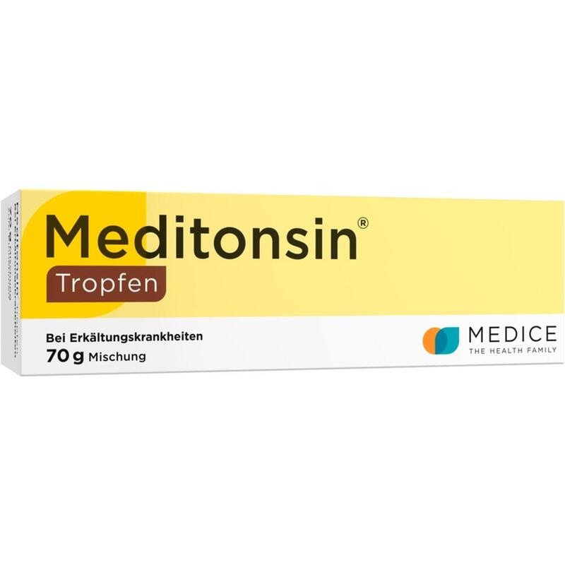 Meditonsin Tropfen bei ersten Anzeichen einer Erkältung, Halskratzen & laufender Nase