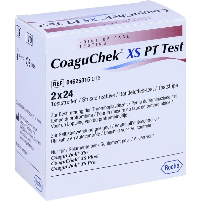 COAGUCHEK XS PT Test
