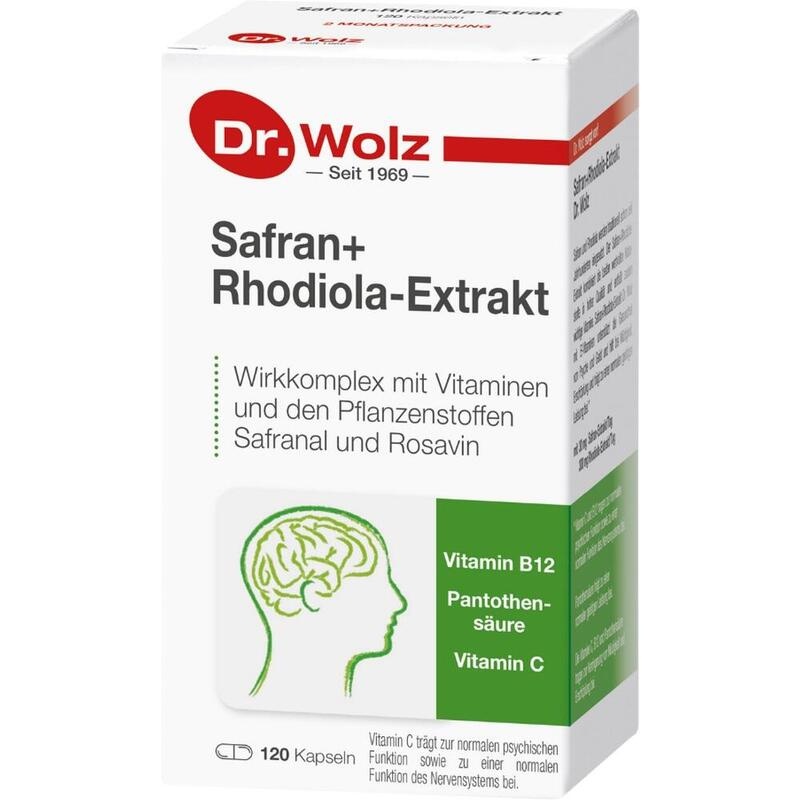 SAFRAN+RHODIOLA-Extrakt Dr.Wolz Kapseln