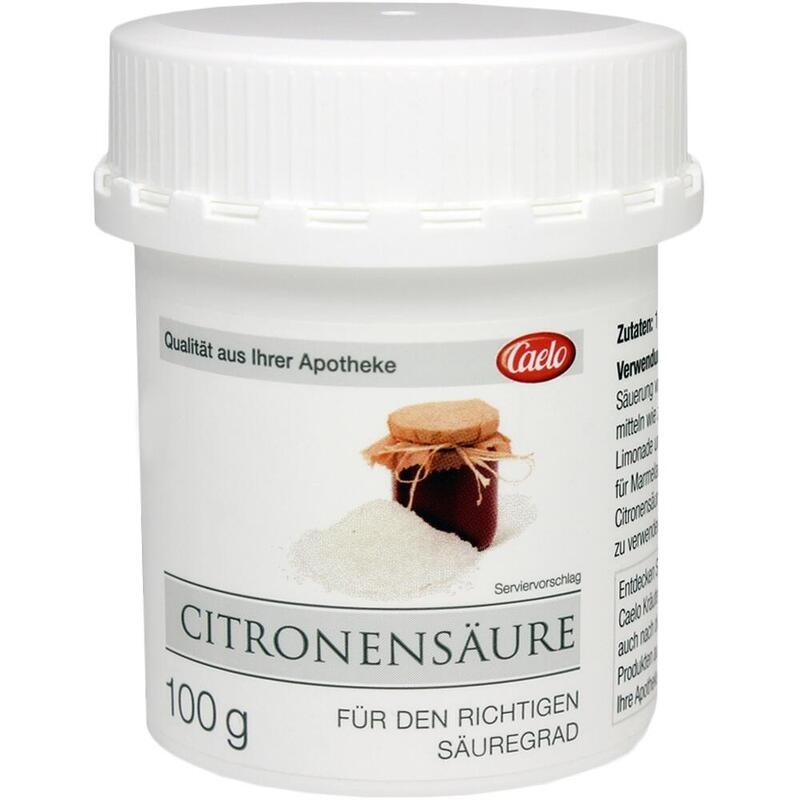 CITRONENSÄURE für Lebensmittel Caelo HV-Packung