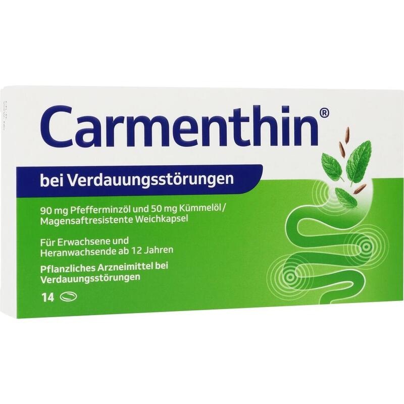 Carmenthin bei Verdauungsstörungen – Pfefferminz- & Kümmelöl