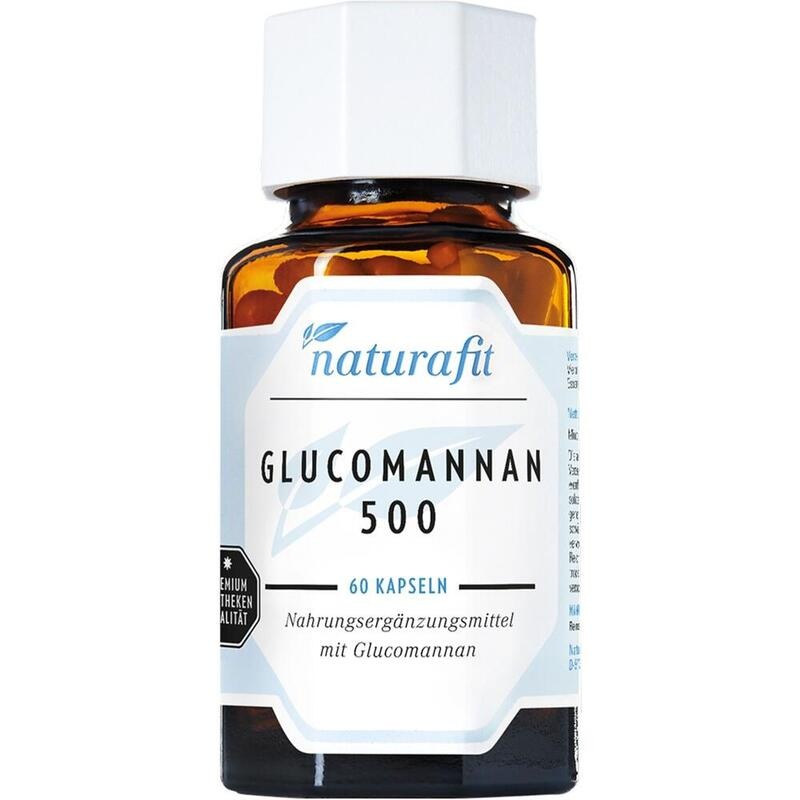 NATURAFIT Glucomannan 500 Kapseln