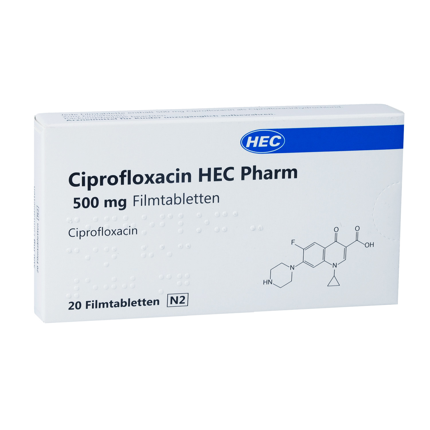 CIPROFLOXACIN HEC Pharm 500 mg Filmtabletten