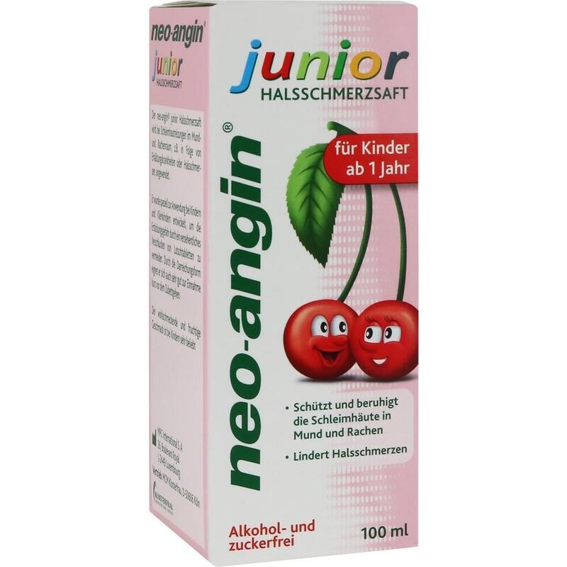 NEO-ANGIN junior Halsschmerzsaft