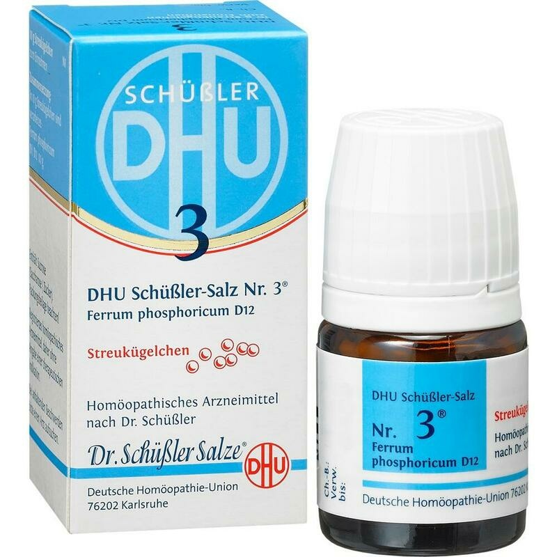 BIOCHEMIE DHU 3 Ferrum phosphoricum D 12 Globuli