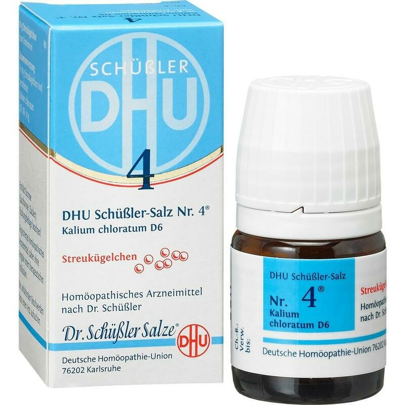 BIOCHEMIE DHU 4 Kalium chloratum D 6 Globuli