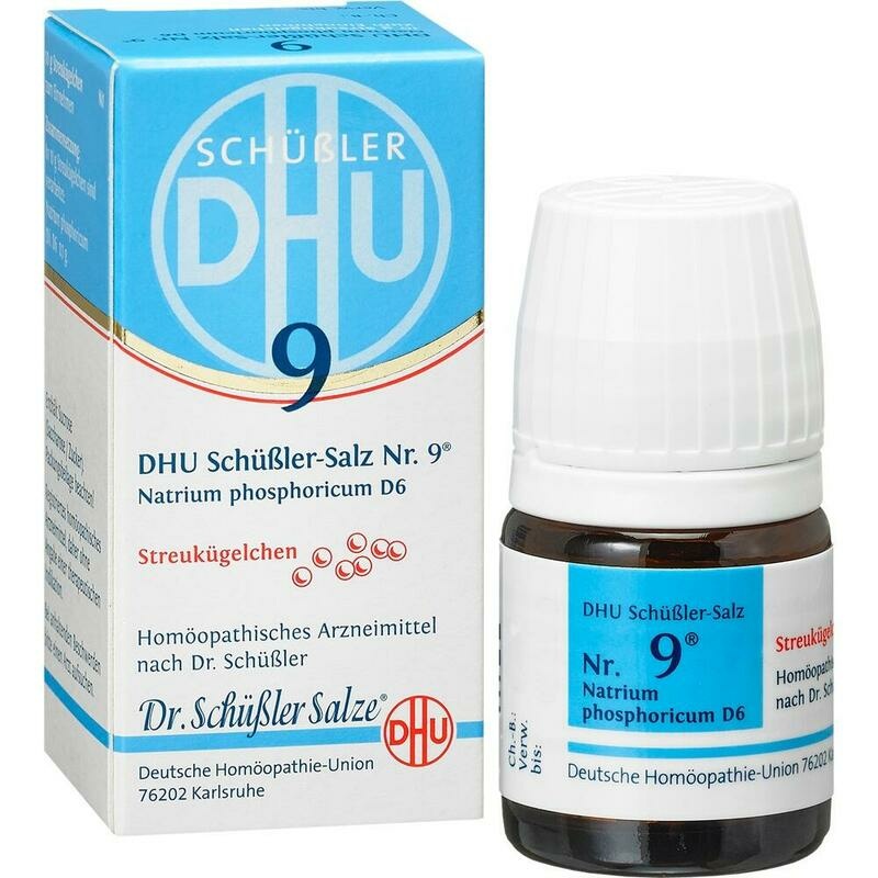 BIOCHEMIE DHU 9 Natrium phosphoricum D 6 Globuli