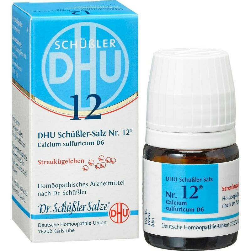BIOCHEMIE DHU 12 Calcium sulfuricum D 6 Globuli