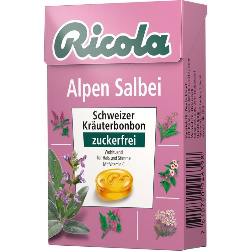 RICOLA o.Z.Box Salbei Alpen Salbei Bonbons