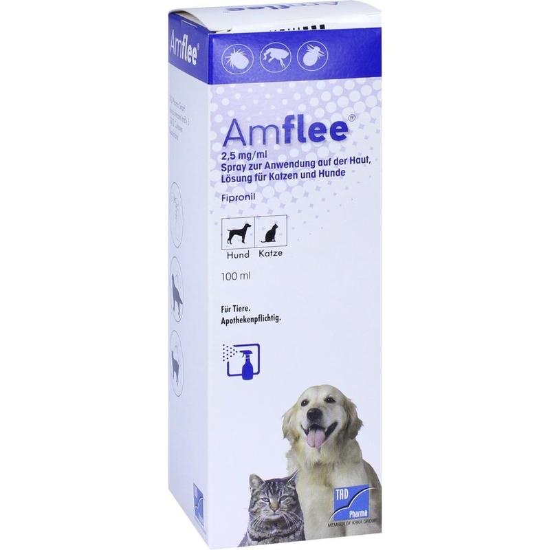 AMFLEE 2,5 mg/ml Spray Lösung f.Hunde/Katzen