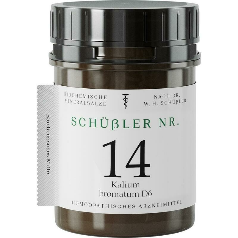 SCHÜSSLER NR.14 Kalium bromatum D 6 Tabletten