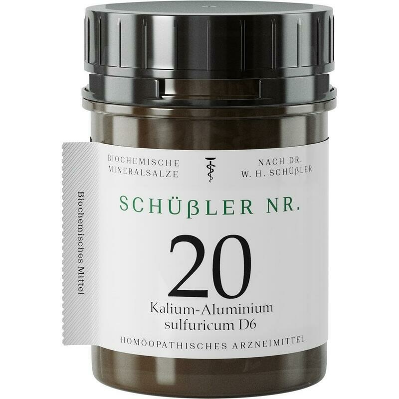 SCHÜSSLER NR.20 Kalium aluminium sulf.D 6 Tabl.