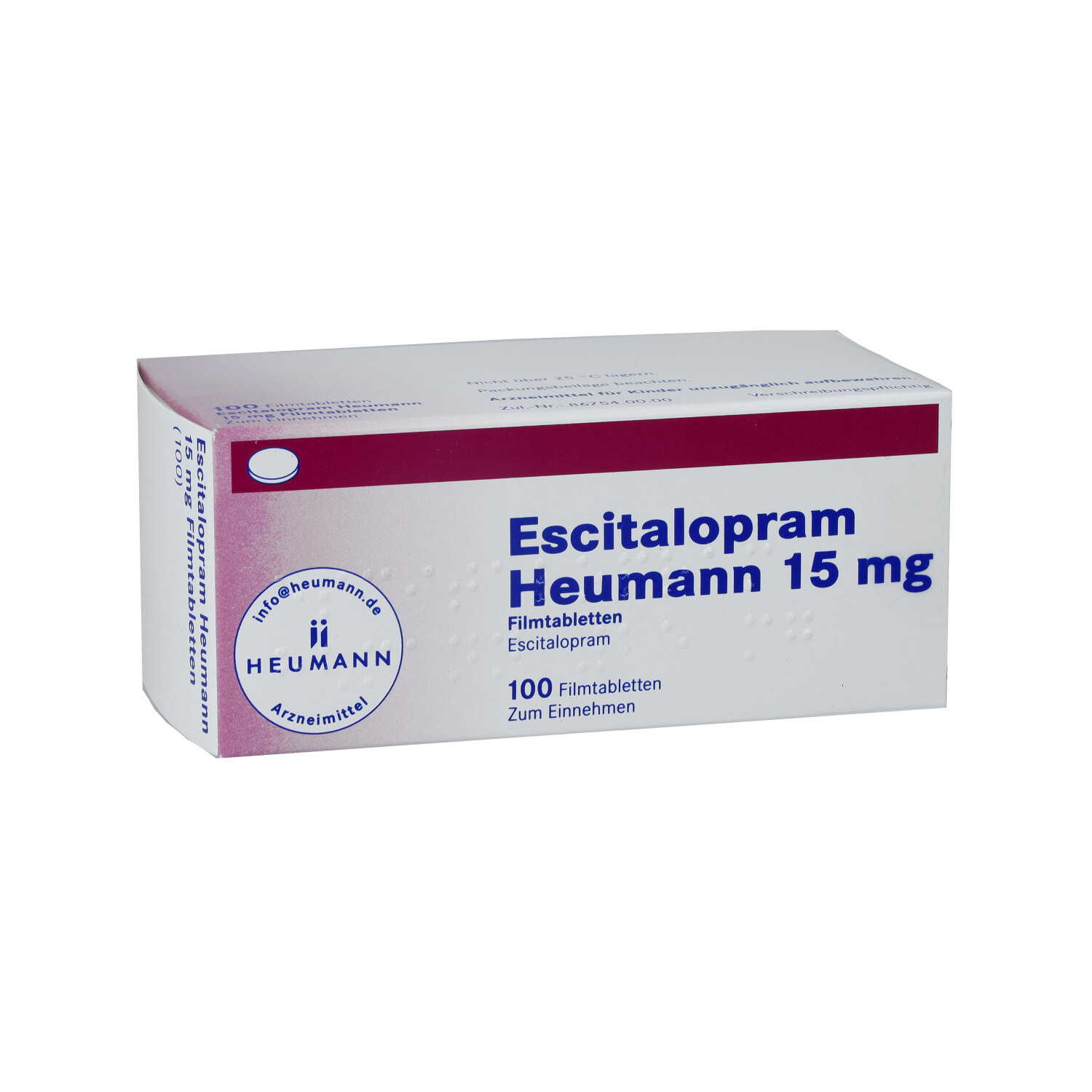 ESCITALOPRAM Heumann 15 mg Filmtabletten