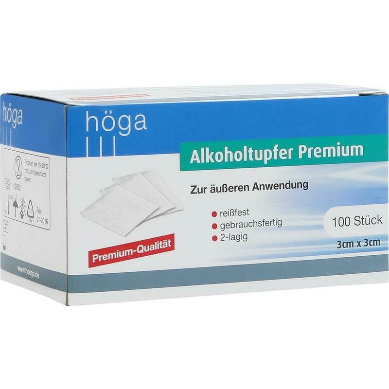 ALKOHOLTUPFER Premium 3x3 cm