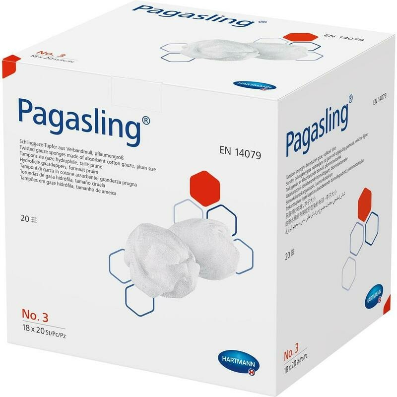PAGASLING Mulltupfer Gr.3 pflaumengroß steril